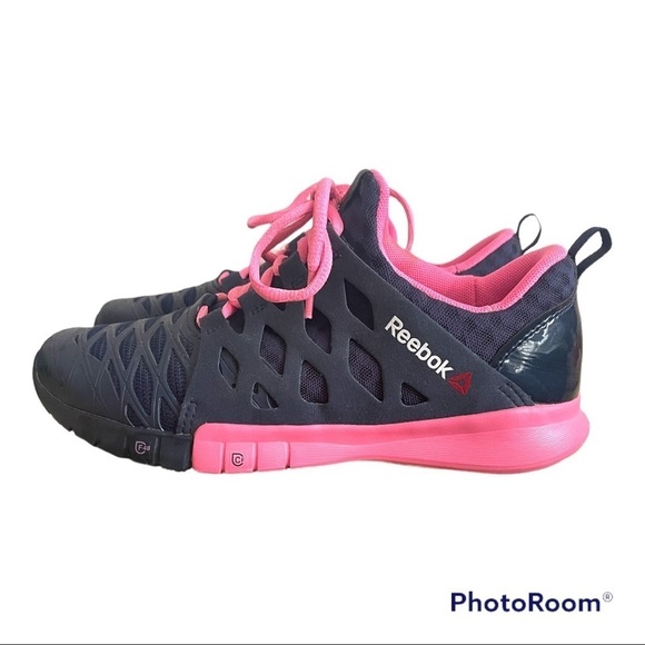 Reebok Shoes - Reebok ZRX Tr Blue/Pink Trainers Fitness sneakers 7
